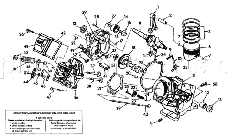 Page D Diagram and Parts List for 9540-0  Briggs and Stratton Generator